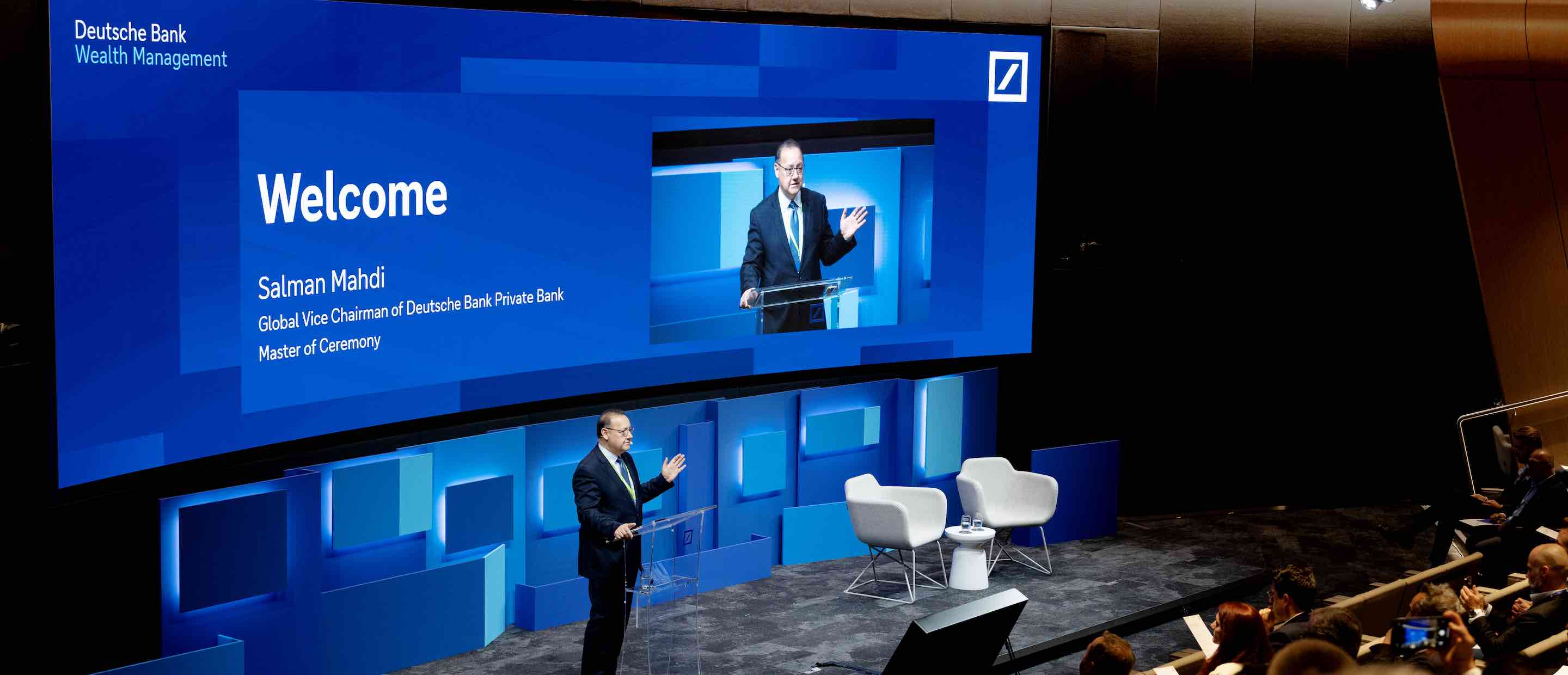 Photo from inside the Deutsche Bank Family Office Conference in London 2025