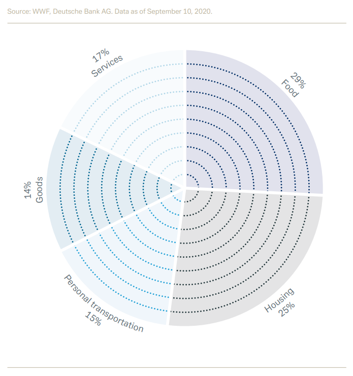 Humanity’s ecological footprint