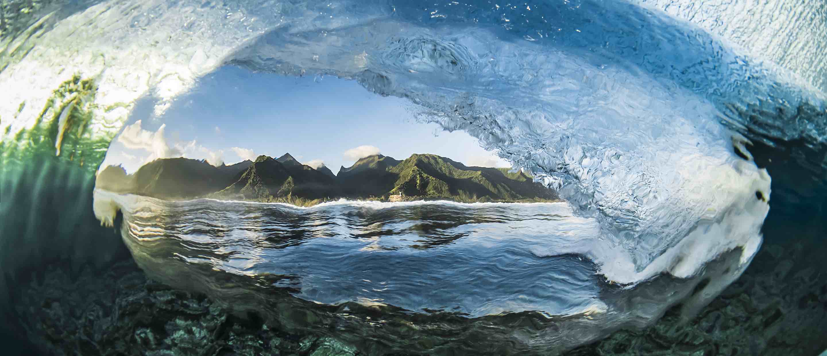 Teahupoo Bubble 2 August 2017 Tahiti Ben Thouard